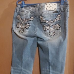 🌴MISS ME JEANS•SZ30•INSEAM34•BOOTCUT•LIGHT DENIM